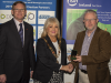 Mr. Eddie Walsh receiving the Degree Award from Lord Mayor Deirdre Forde