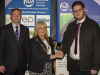 Mr. Dylan Doherty receiving the Honours Degree Award from Lord Mayor Deirdre Forde
