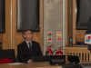 Mr. Jim Doyle addressing the H&A attendies with Mr. David O'Brien and Lord Mayor Deirdre Forde